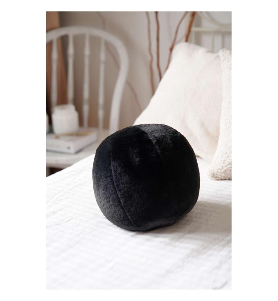 Coussin, noir, 75 % POLYESTER RECYCLÉ / 25 % POLYESTER