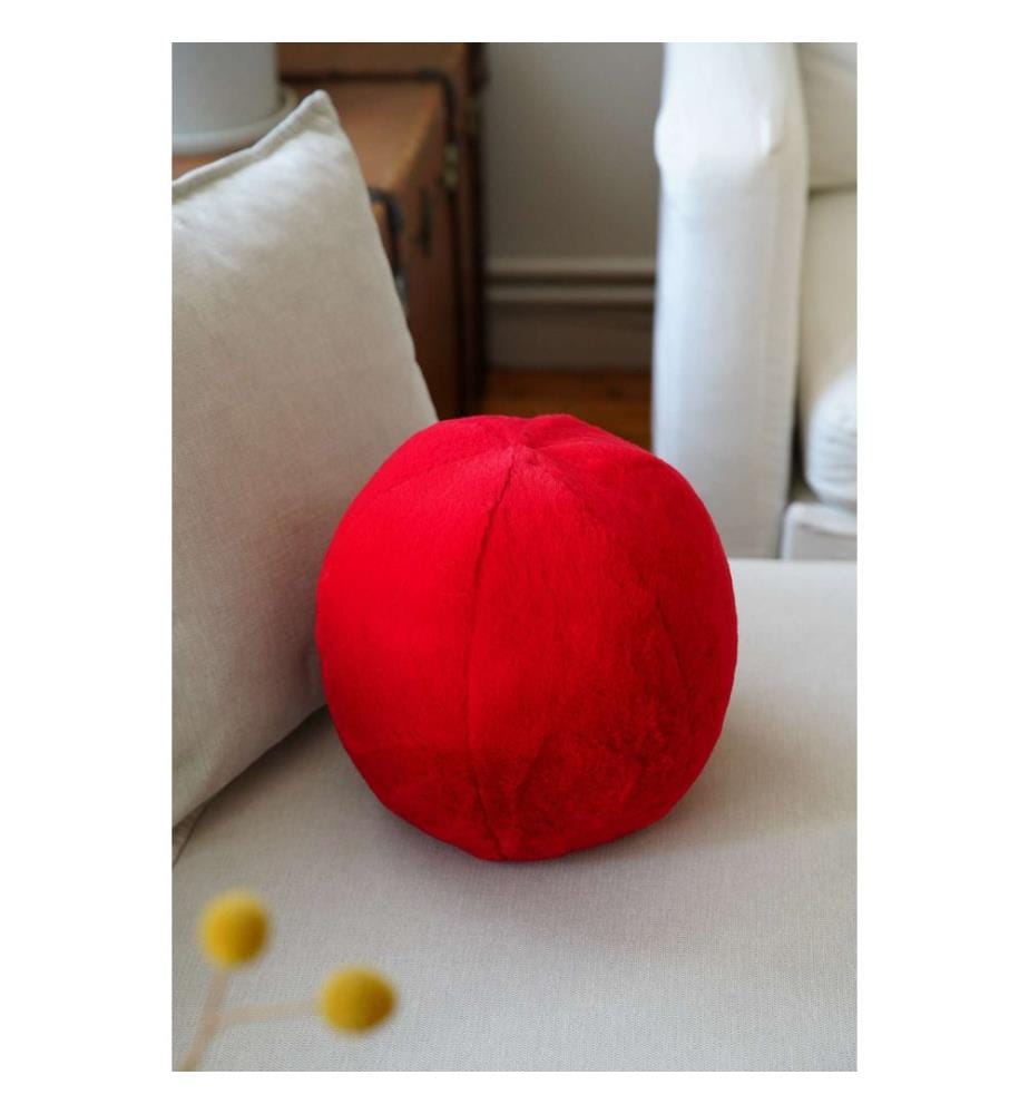 Cushion, Red, 75% RECYCLED POLYESTER / 25% POLYESTER