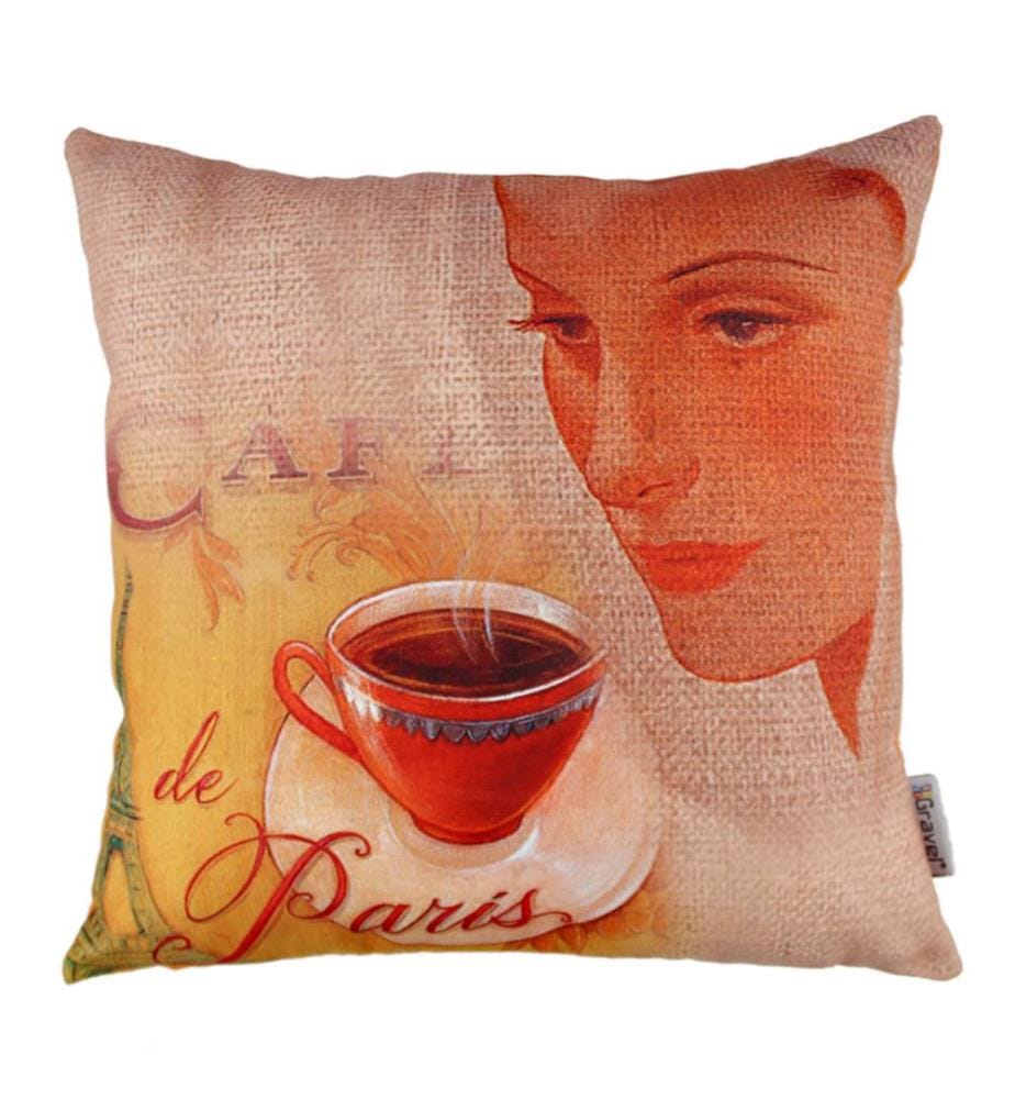 Kissen, Multicolor, 50% Baumwolle / 50% Polyester