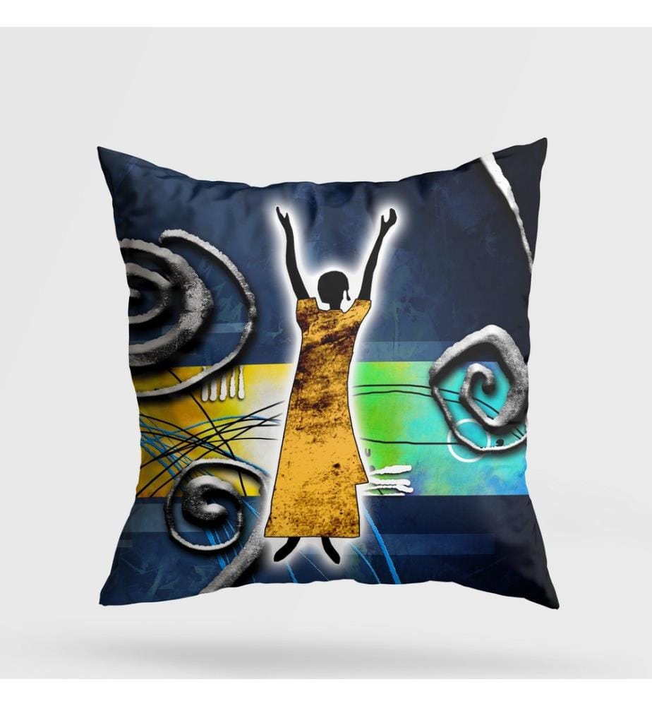 Kissen, Multicolor, 50% Baumwolle / 50% Polyester