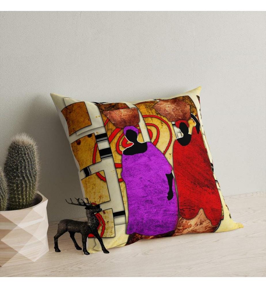 Kissen, Multicolor, 50% Baumwolle / 50% Polyester