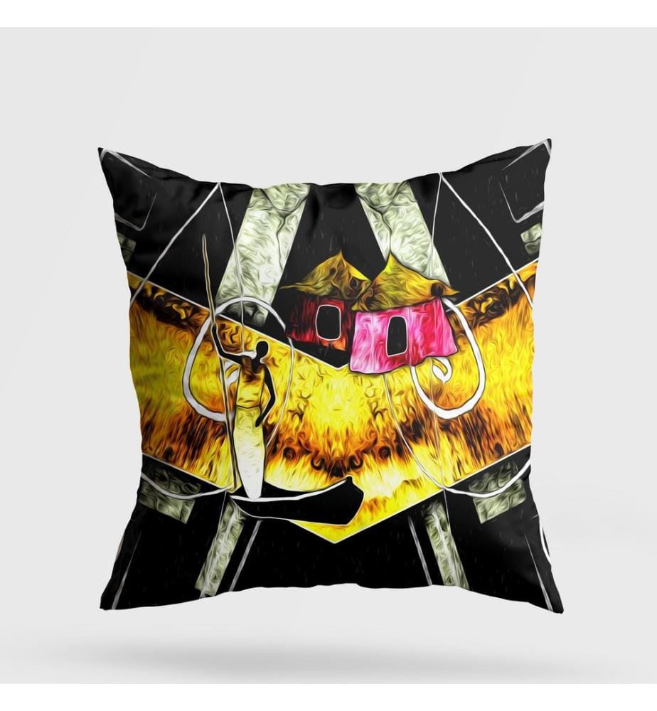 Kissen, Multicolor, 50% Baumwolle / 50% Polyester