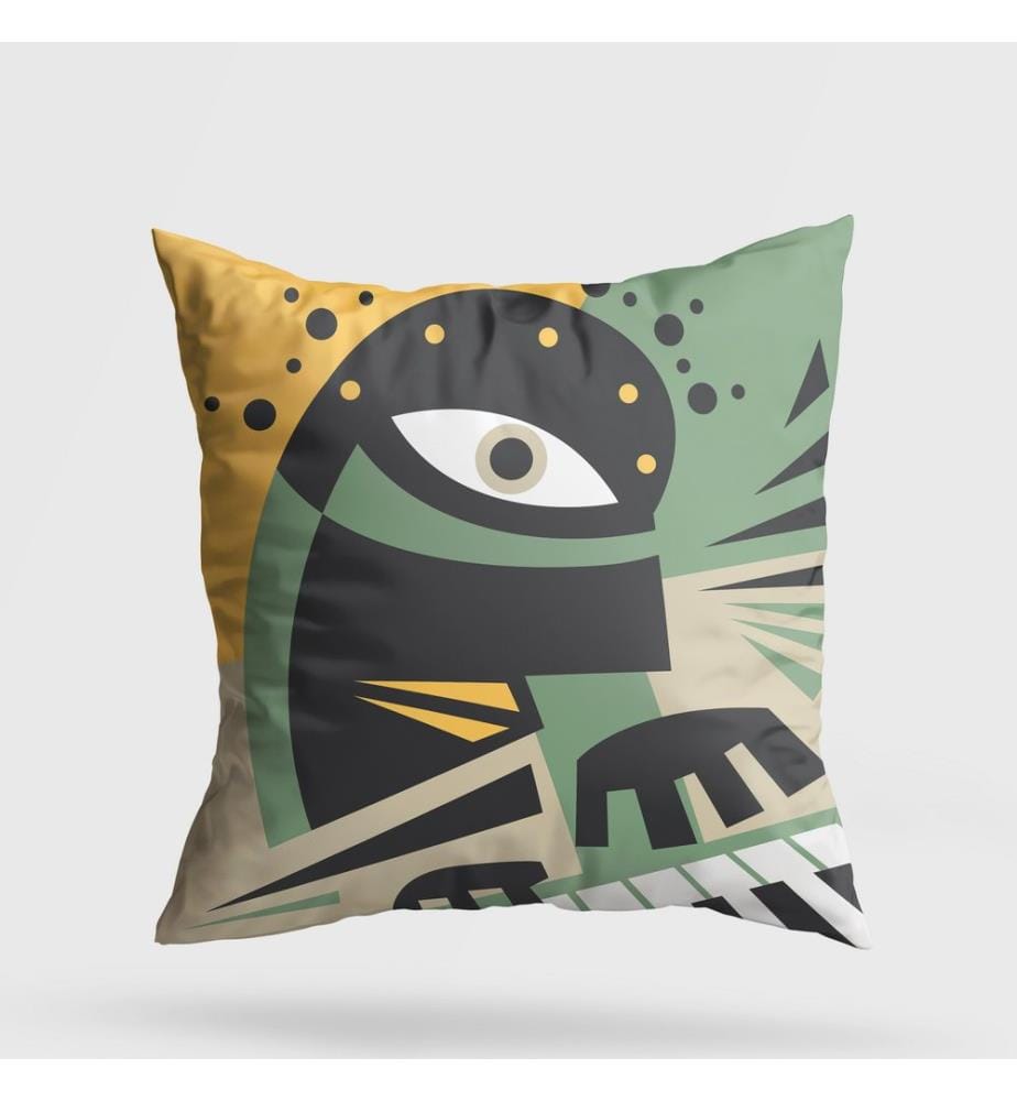 Kissen, Multicolor, 50% Baumwolle / 50% Polyester