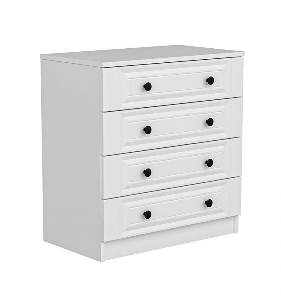 Buffet, blanc, panneau de particules mélaminé