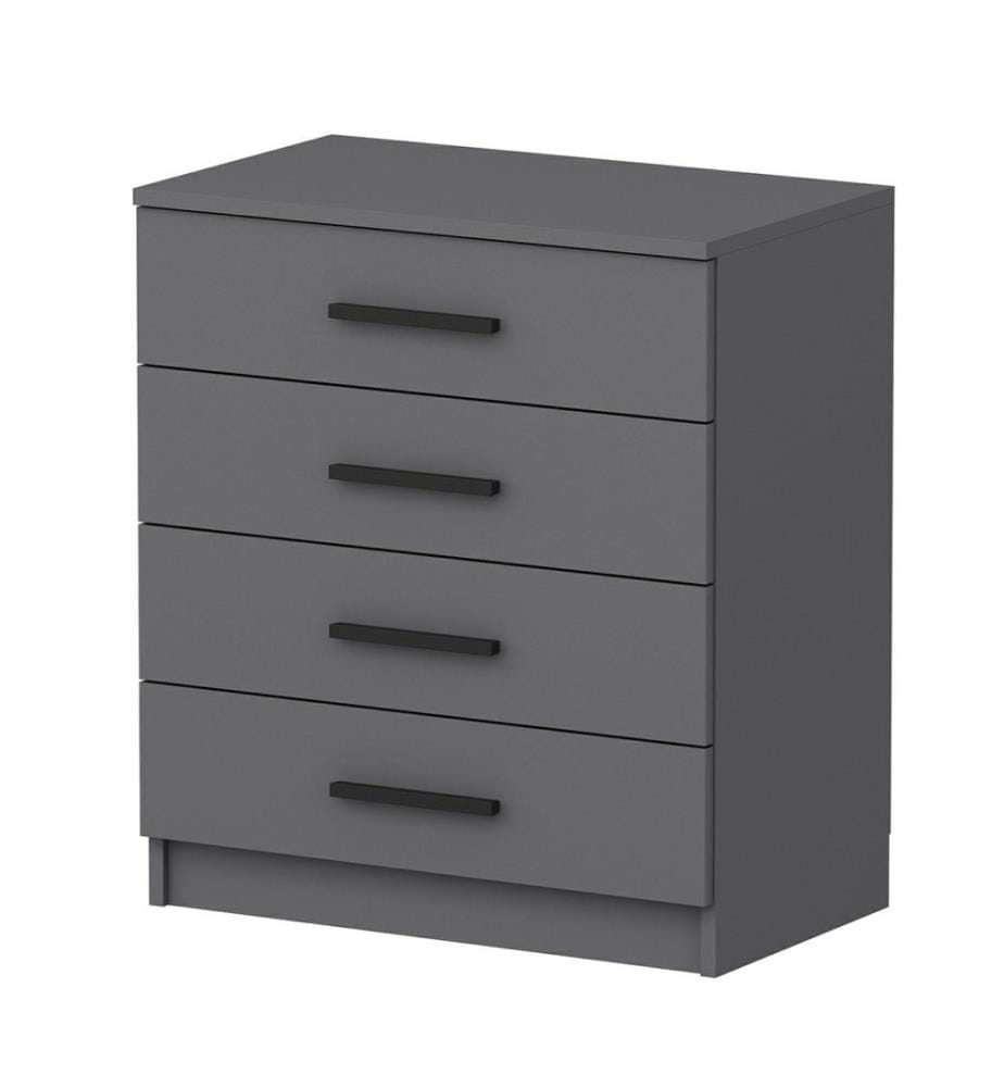 Commode, blanc, panneau de particules mélaminé
