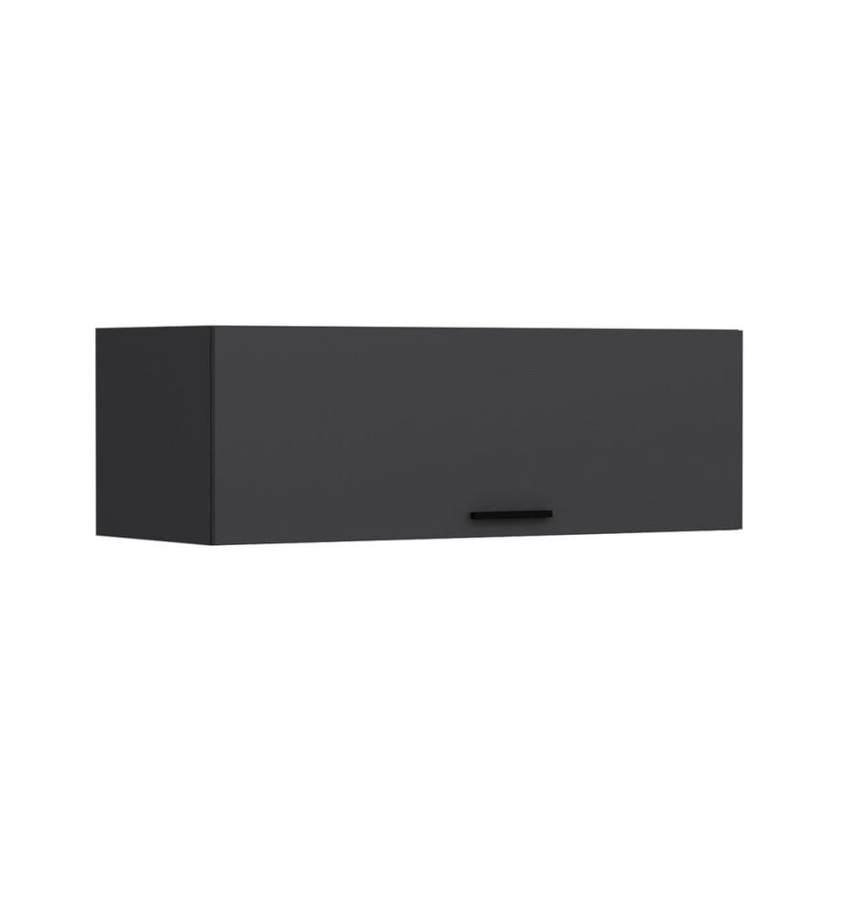 Armoire murale, anthracite, panneau de particules mélaminé