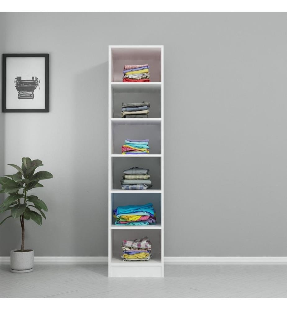 Armoire, blanc, panneau de particules mélaminé