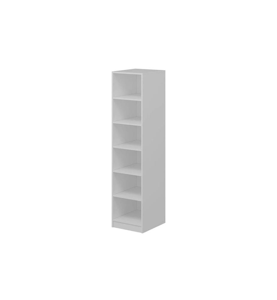 Armoire, blanche, panneau de particules mélaminé