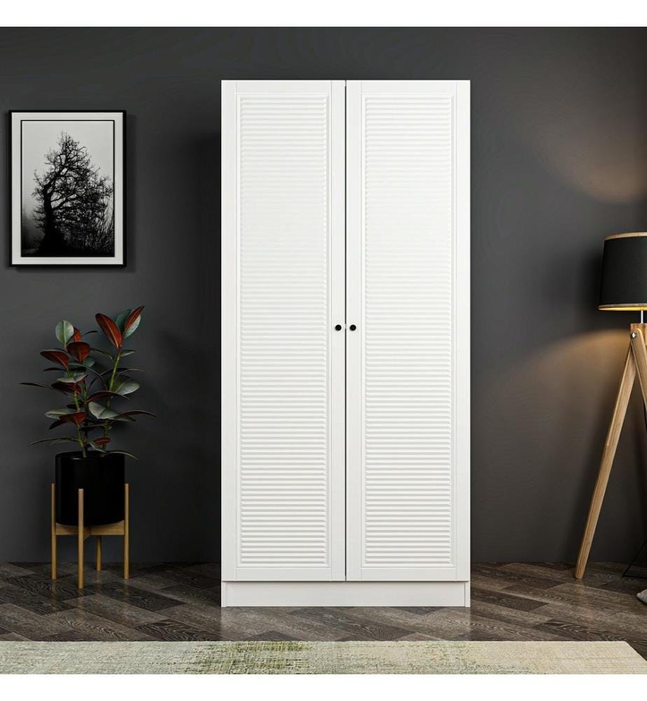 Armoire, Blanc, Panneau de particules mélaminé