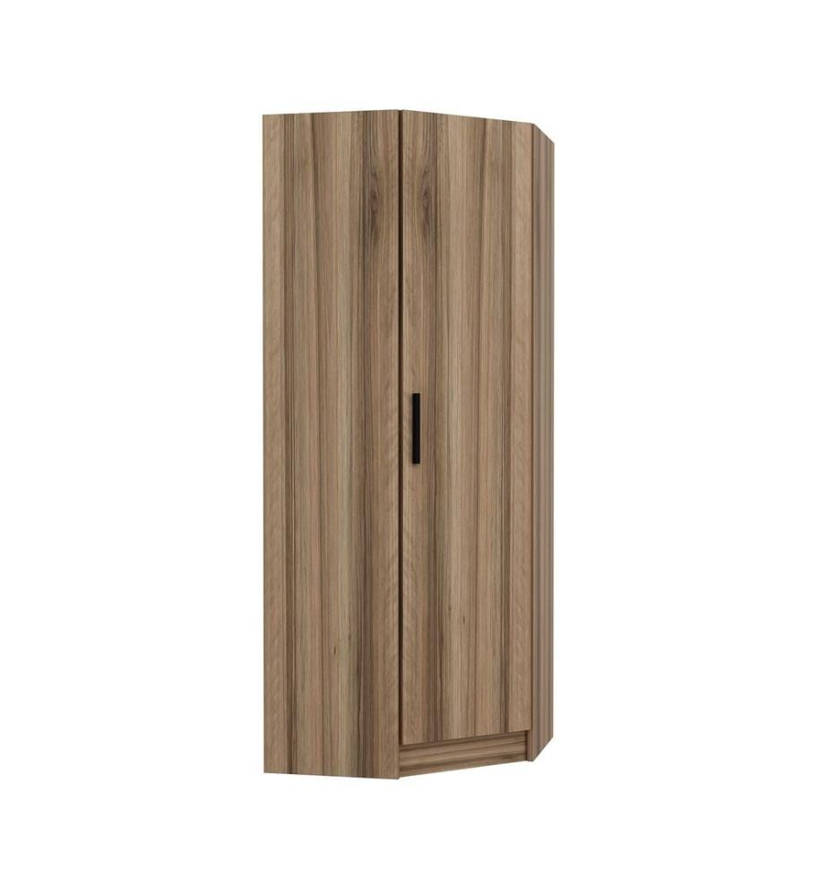 Kleiderschrank, Walnuss, Melaminbeschichtete Spanplatte