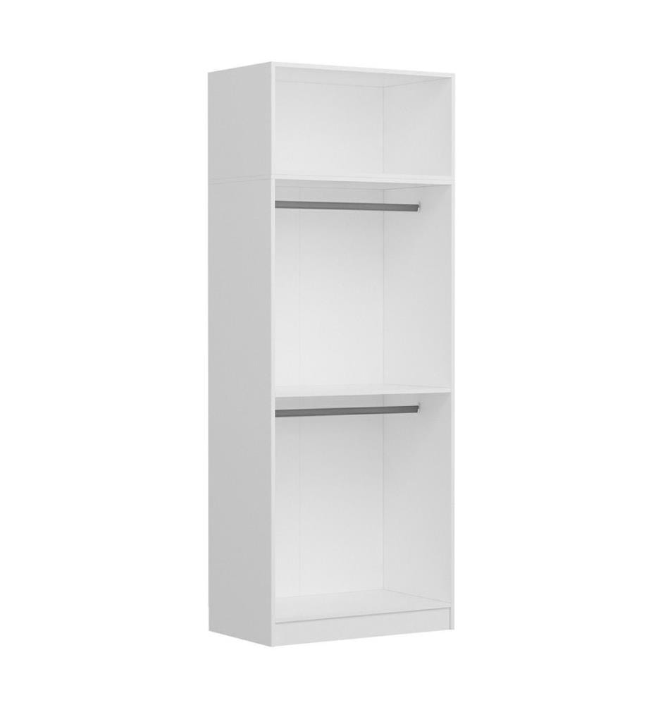 Wardrobe, White, Melamine Coated Particle Board