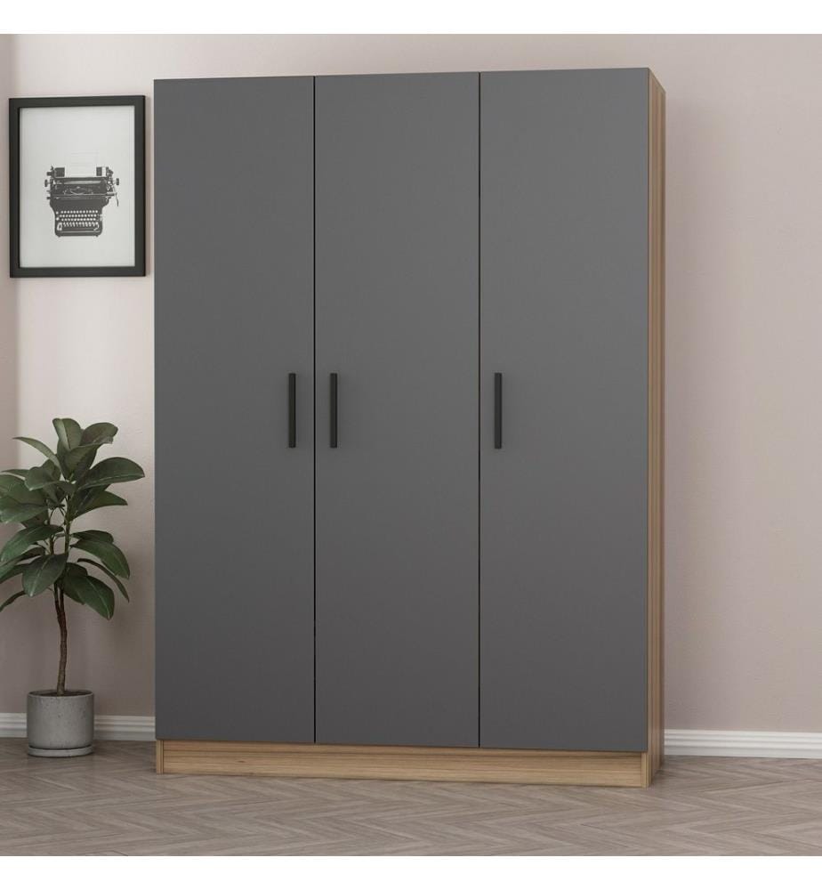 Armoire, Anthracite, Panneau de particules mélaminé