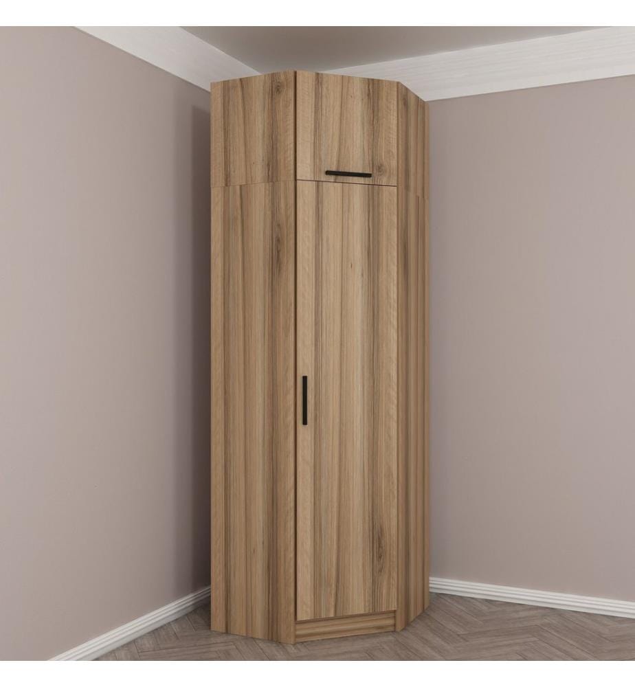 Kleiderschrank, Eiche, Melaminharzbeschichtete Spanplatte