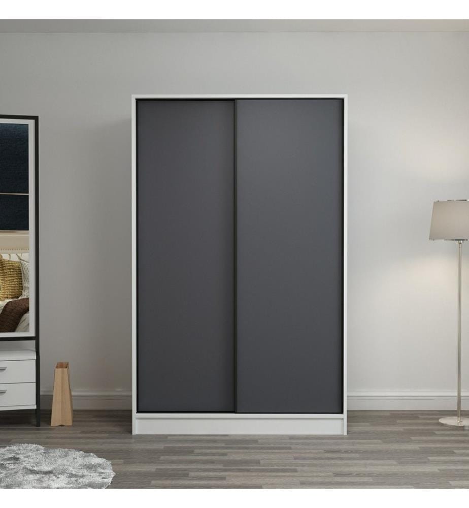 Armoire, Blanc, Anthracite, Panneau de particules mélaminé