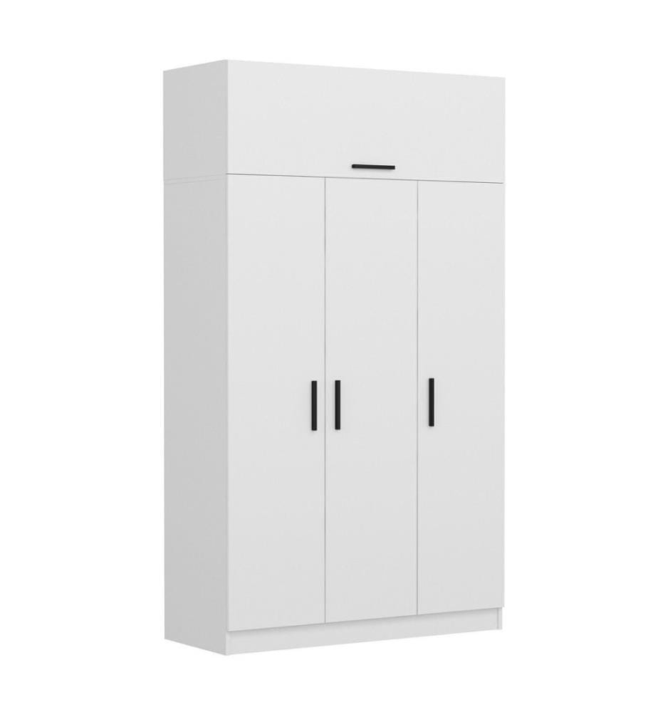 Armoire, blanc, panneau de particules mélaminé