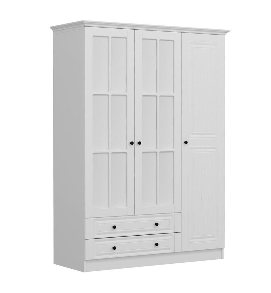 Armoire, blanc, panneau de particules mélaminé