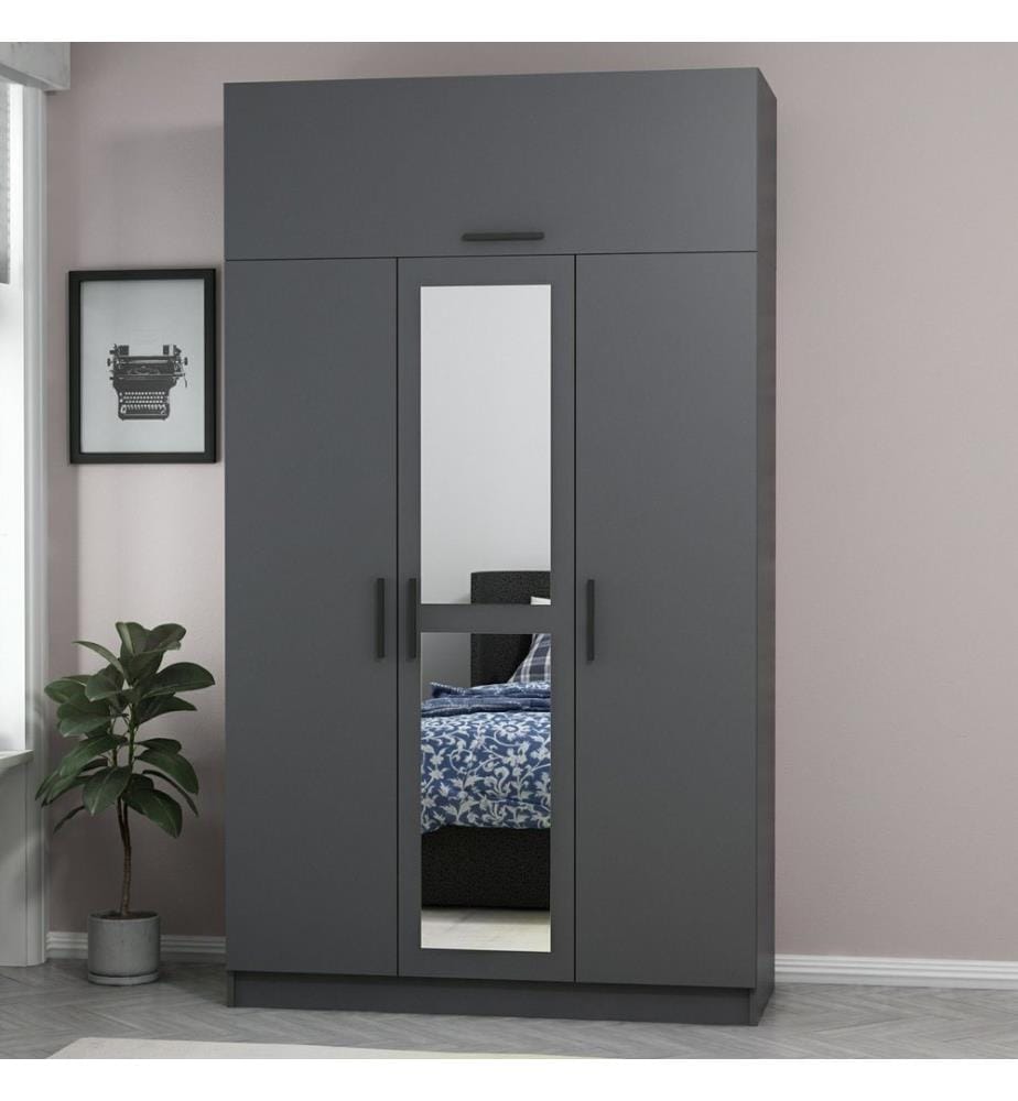 Armoire, Anthracite, Panneau de particules mélaminé