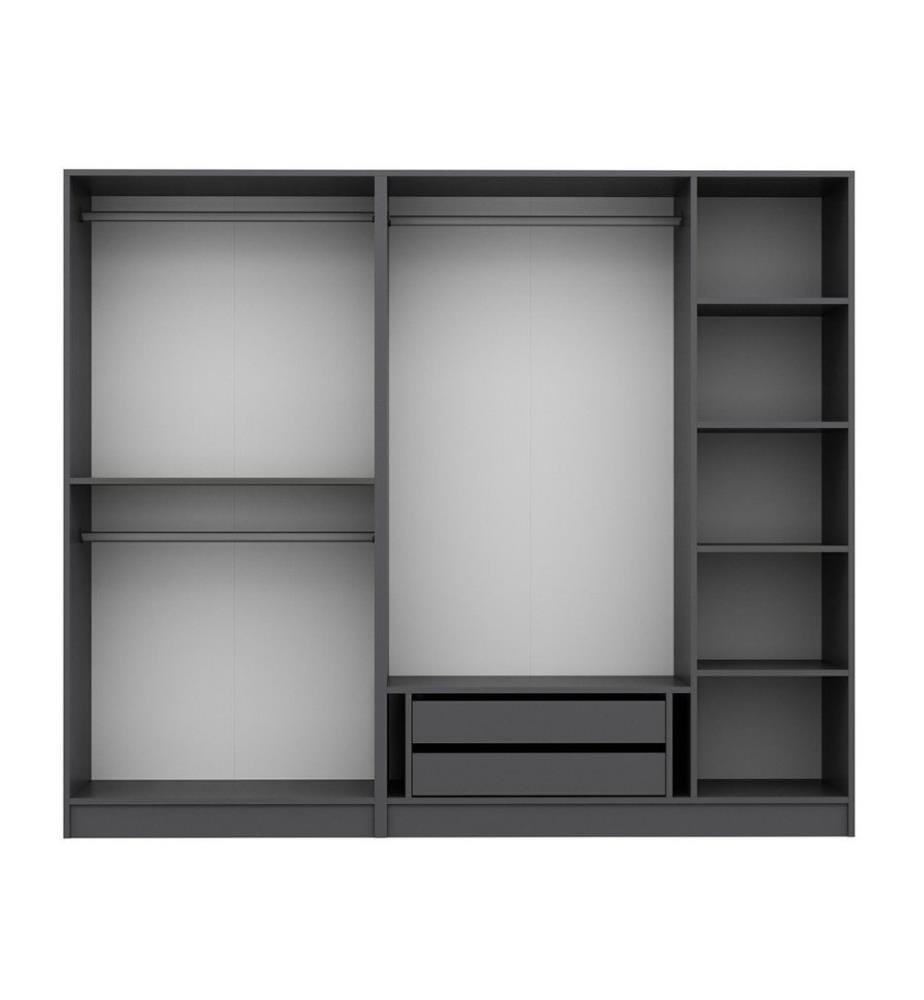 Armoire, Anthracite, Panneau de particules mélaminé