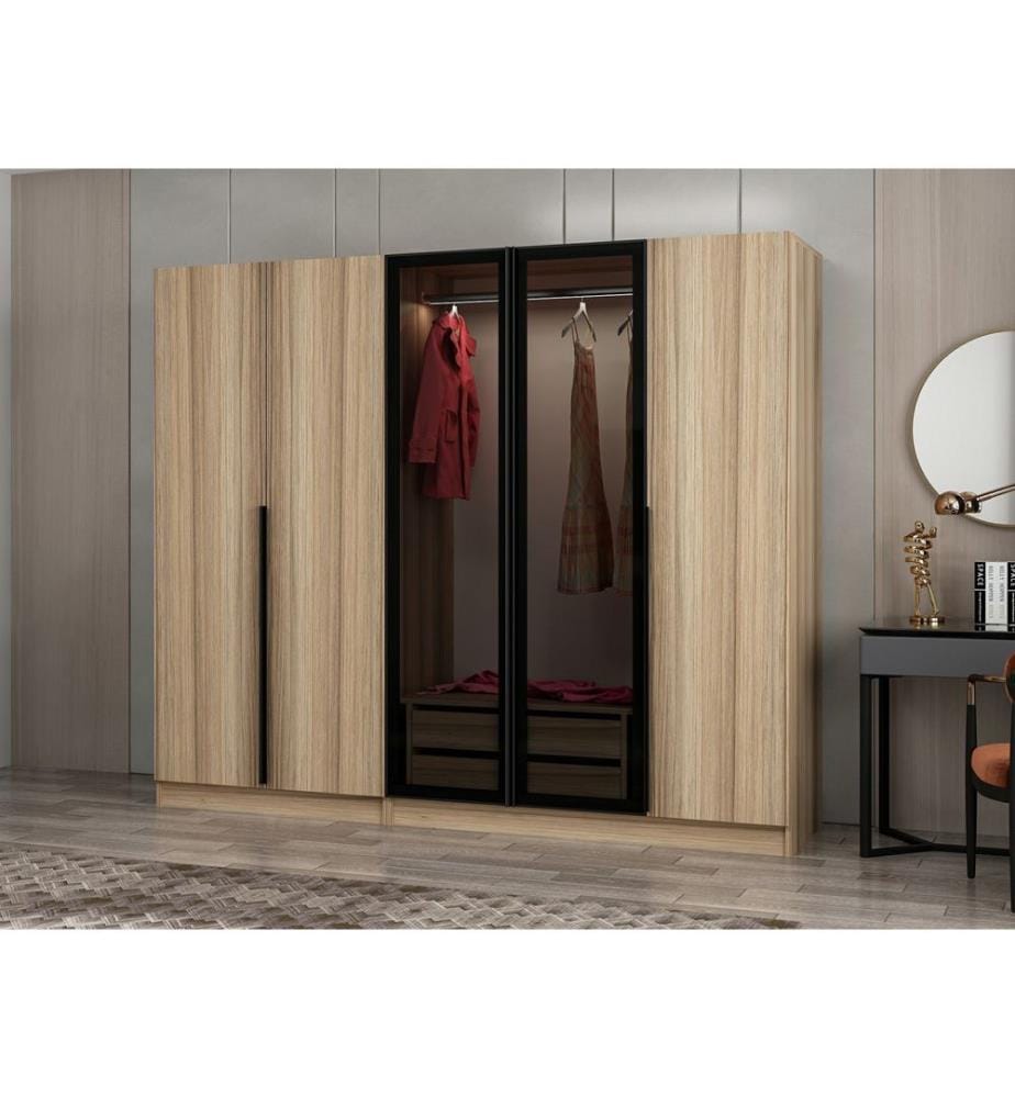 Armoire, fumée, panneau de particules mélaminé