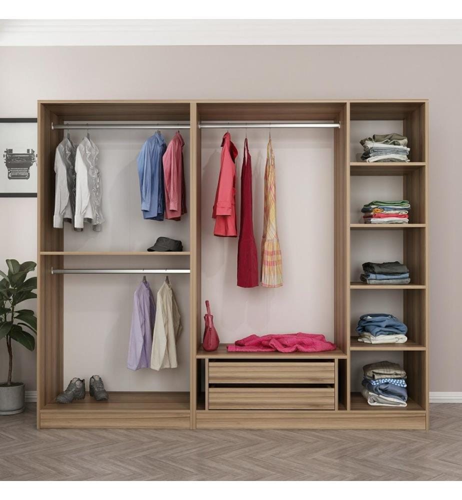 Armoire, fumée, panneau de particules mélaminé