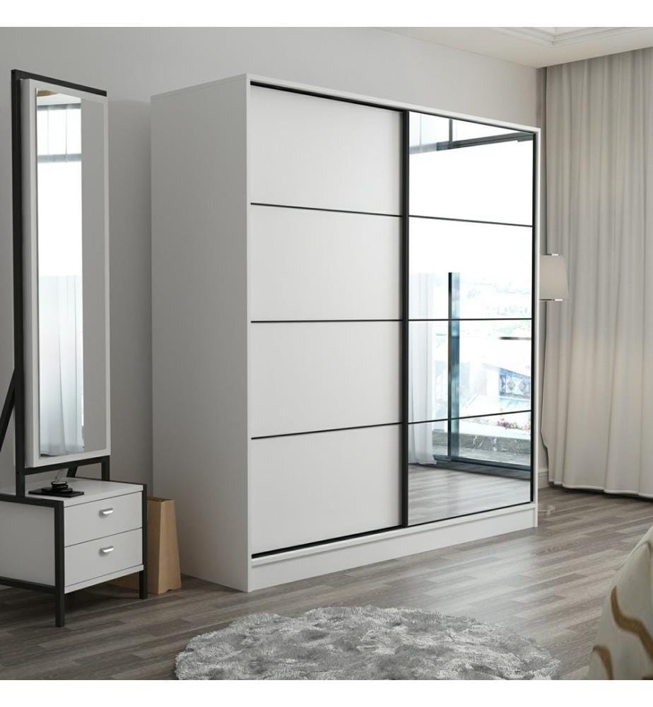 Armoire, Blanc, Panneau de particules mélaminé