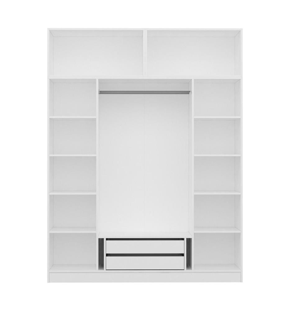 Armoire, blanc, panneau de particules mélaminé