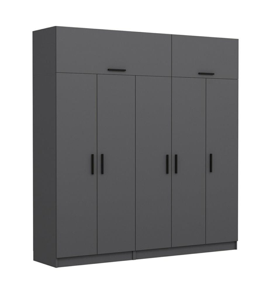 Armoire, Anthracite, Panneau de particules mélaminé