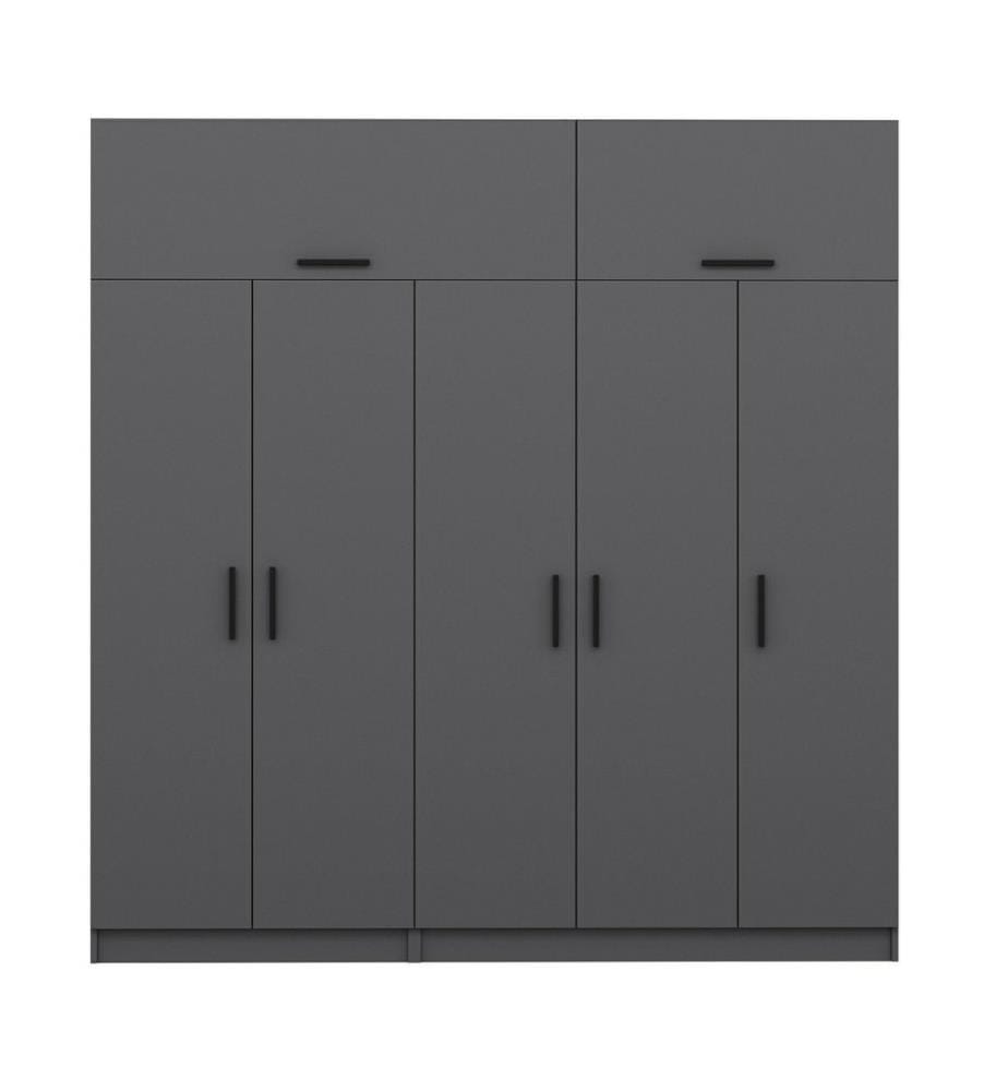 Armoire, Anthracite, Panneau de particules mélaminé