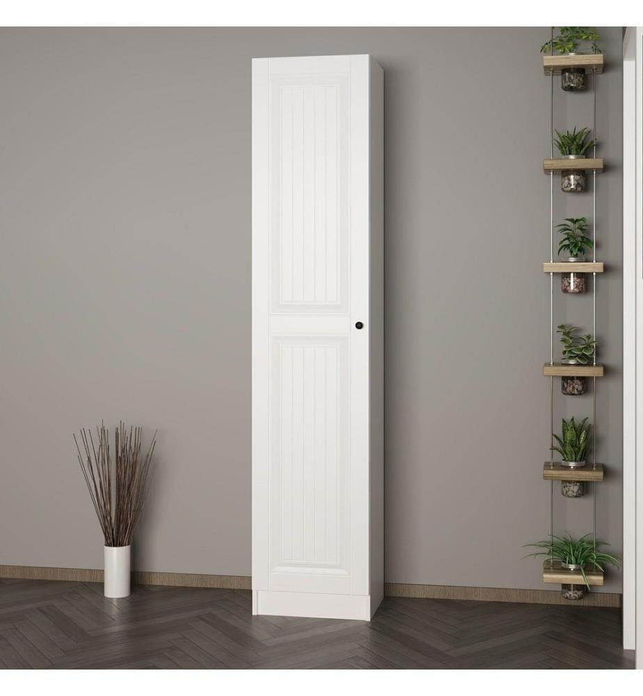 Hall d'entrée, blanc, panneau de particules mélaminé