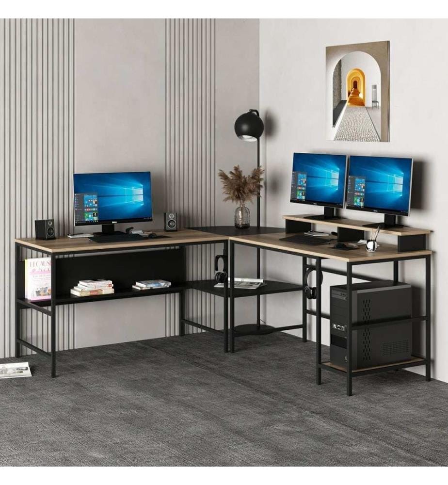 Bureau d'étude, Dore, Noir, Panneau de particules mélaminé
