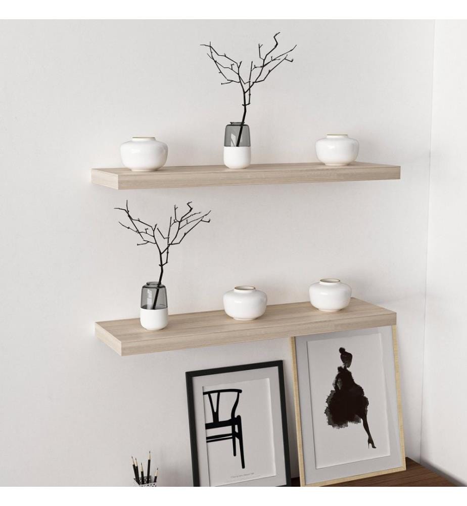Etagère murale, Sonomo, panneau de particules mélaminé