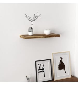 Etagère murale, chêne, panneau de particules mélaminé