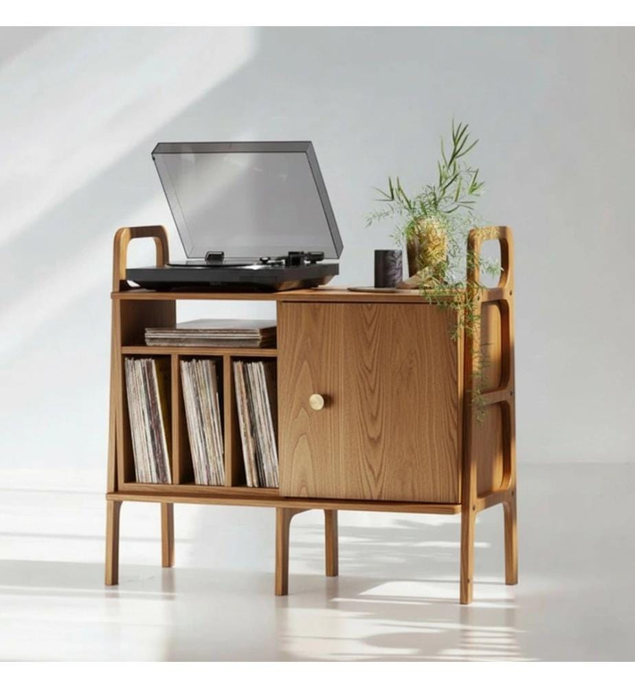 Konsole, 100 % Hornbuchen-Sperrholz, Teak