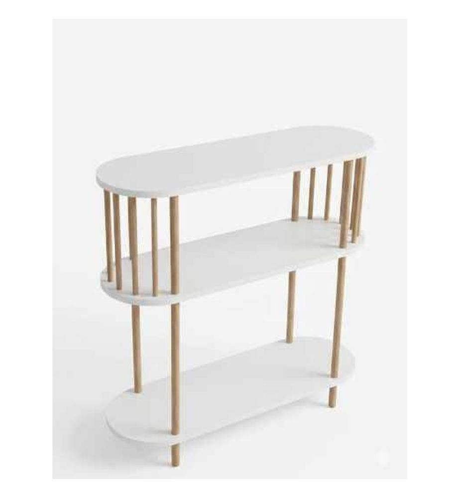Sideboard, 100 % melaminbeschichtete Spanplatte, Weiss