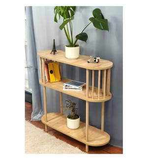 Sideboard, 100 % melaminbeschichtete Spanplatte, Saphir-Eiche