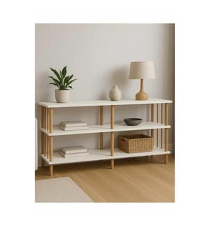 Sideboard, 100 % melaminbeschichtete Spanplatte, Weiss