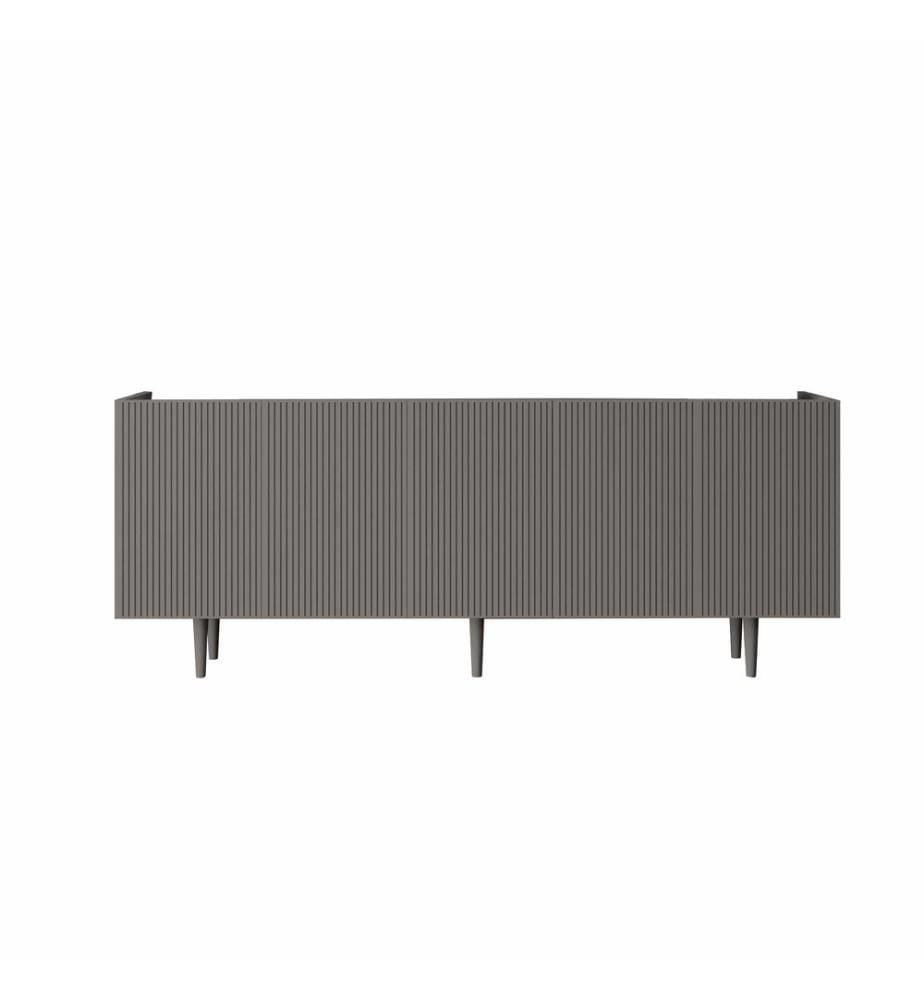 Konsole, 100 % laminierte MDF-Platte, Grau
