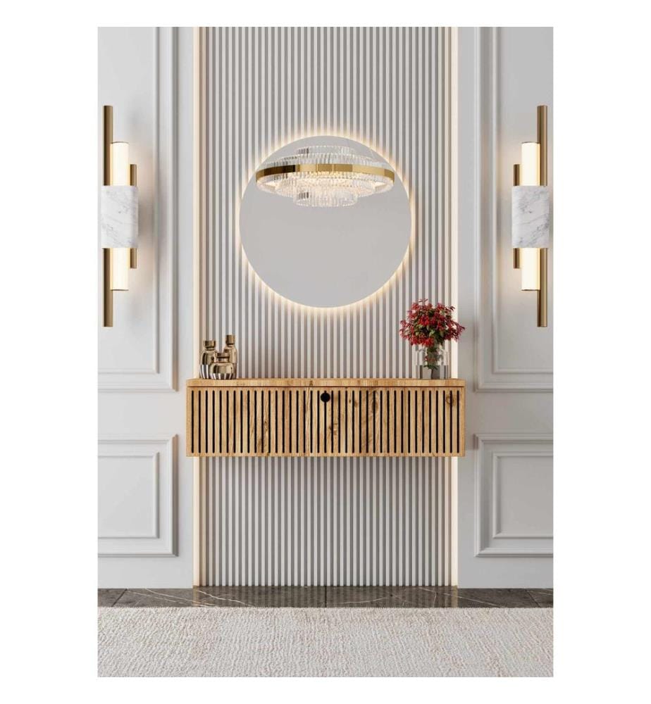 Buffet, MDF 100 % stratifié, pin de l'Atlantique