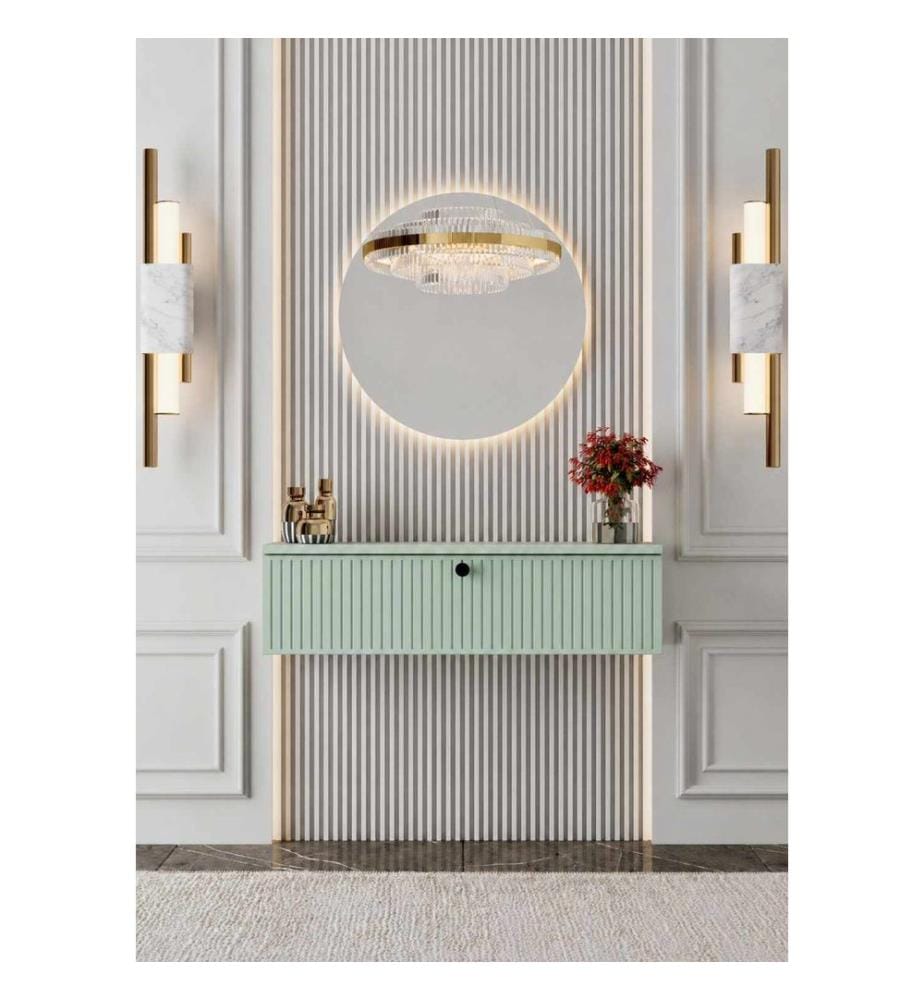 Sideboard, 100 % laminierte MDF-Platte, Mint