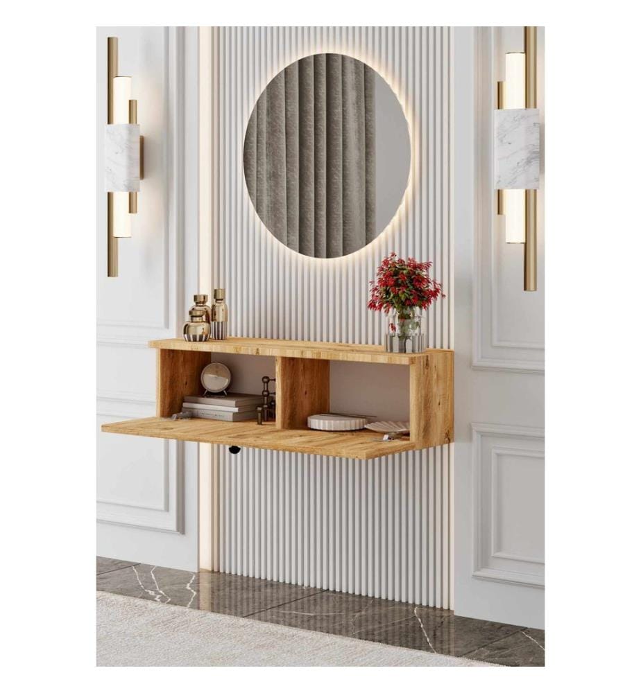 Buffet, MDF 100 % stratifié, pin de l'Atlantique