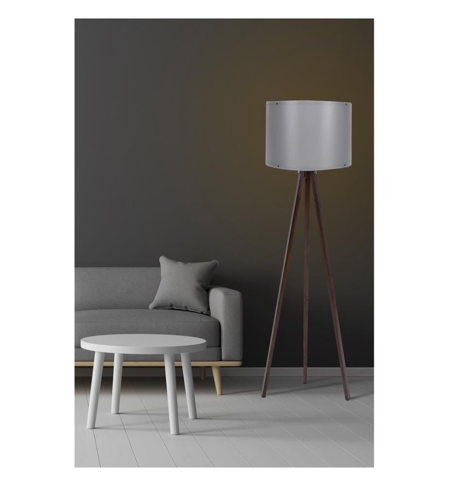 Gris, Lampadaire, Corps MDF