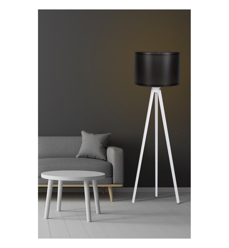 Noir, Blanc, Lampadaire, Corps MDF