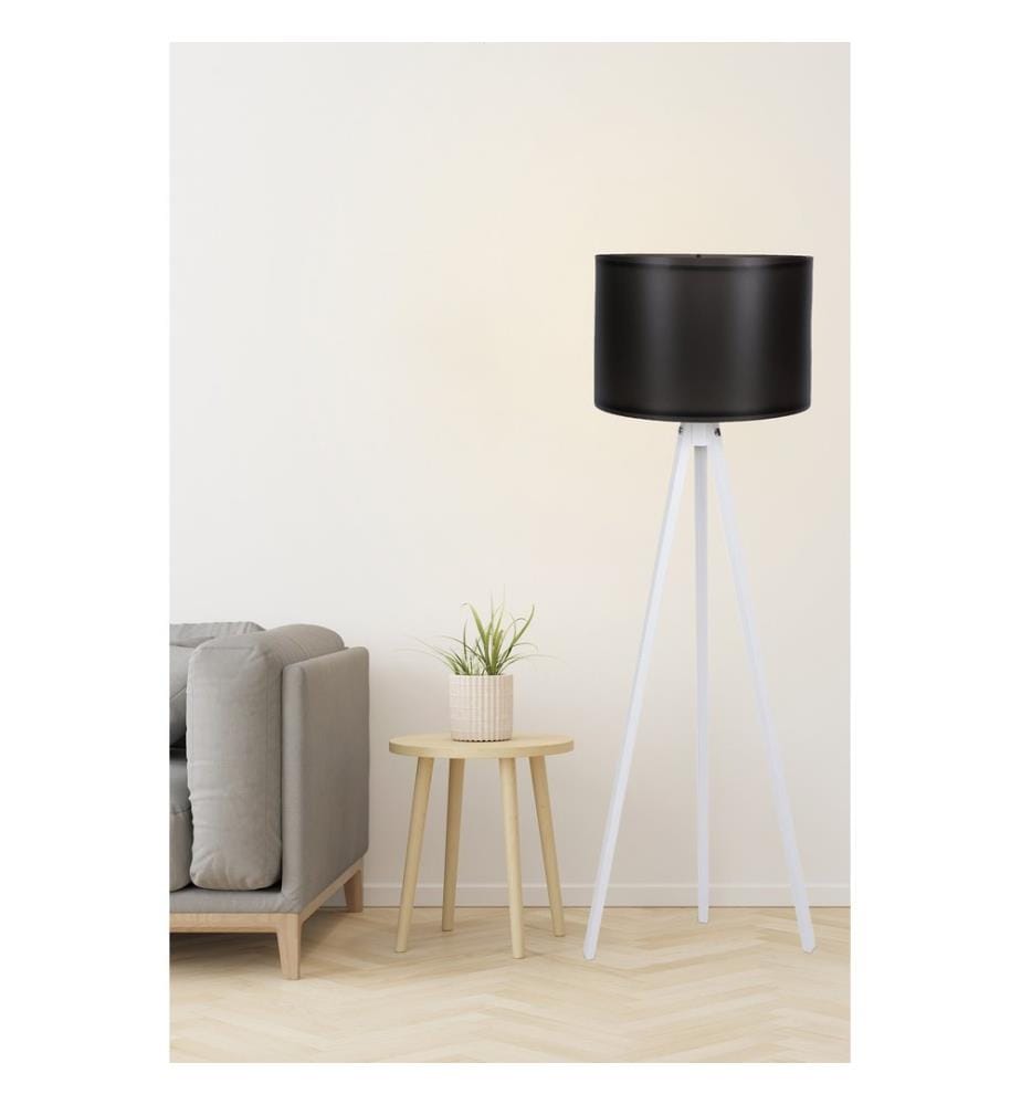 Noir, Blanc, Lampadaire, Corps MDF
