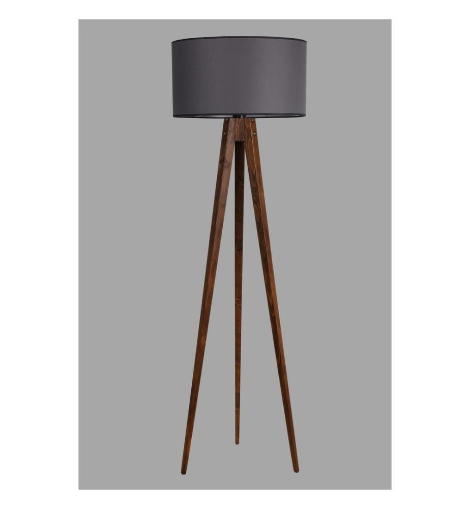 Noix, Gris, Lampadaire, Corps En Bois