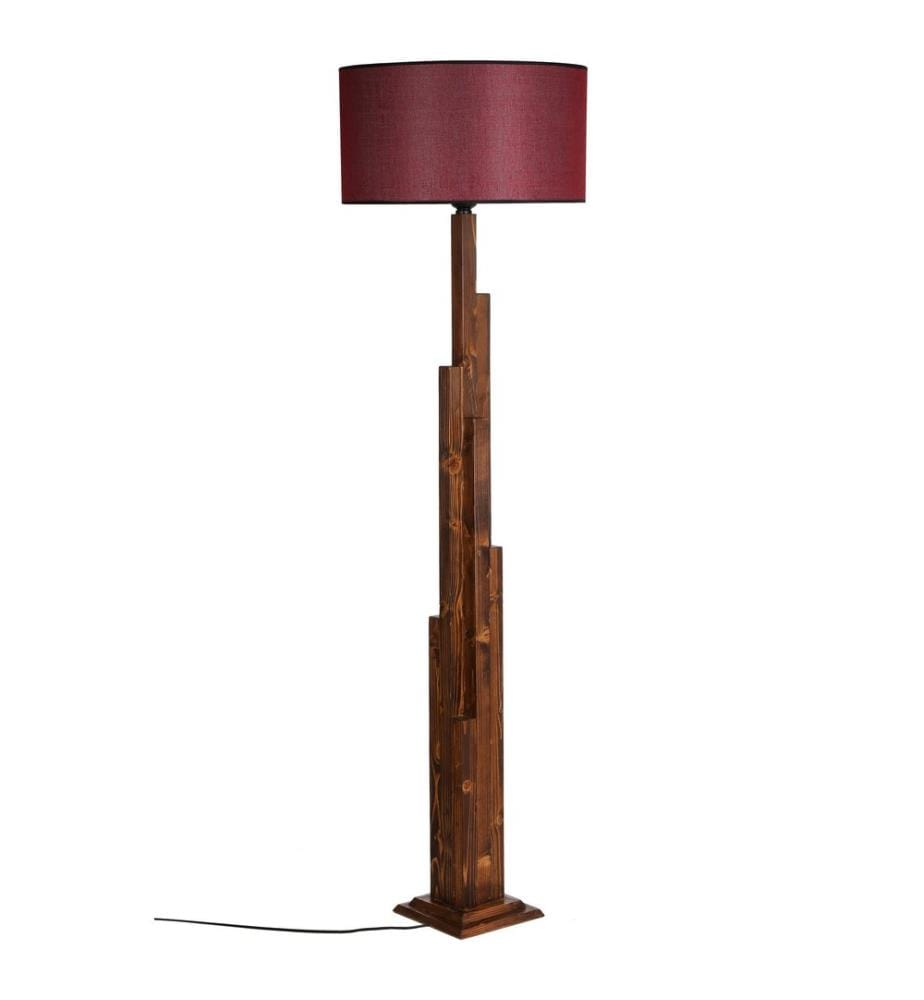 Nussbaum, Claret, Rouge, Lampadaire, 21 X 21 cm, Corps En Bois