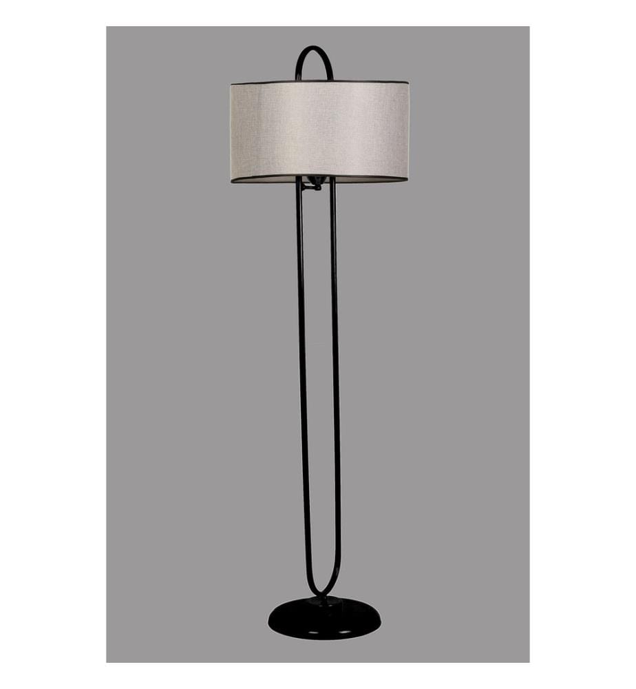 Schwarz,Grau, Stehlampen, Metallkörper