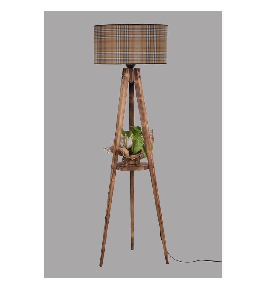 Bunt, Stehlampen, Holzkörper