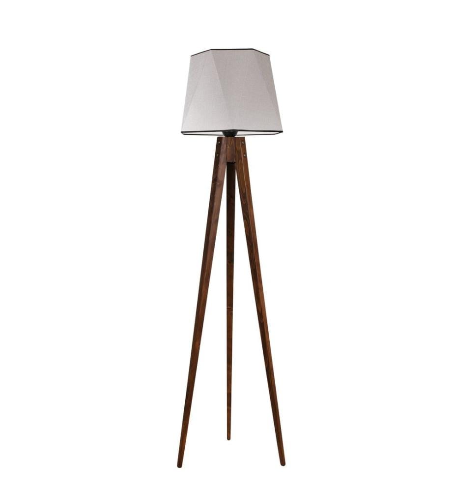 Grau, Stehlampen, Holzkörper