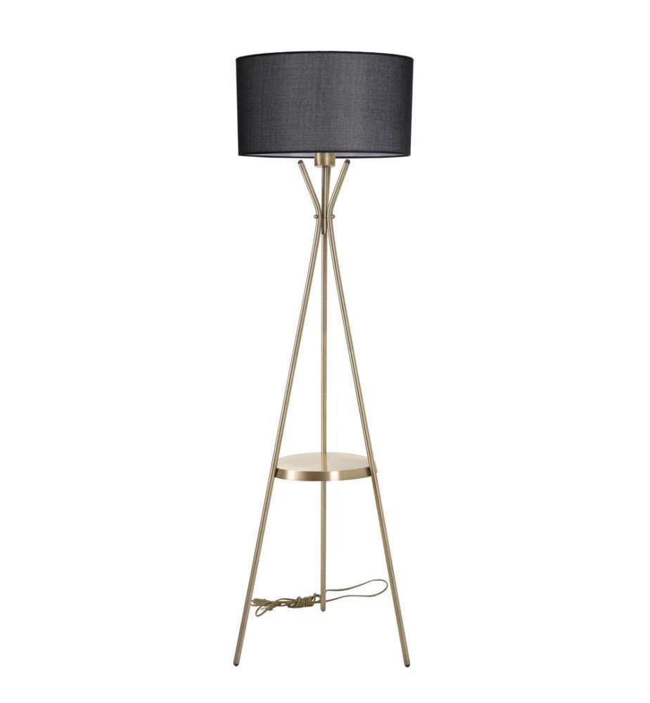 Schwarz, Stehlampen, Metallkörper