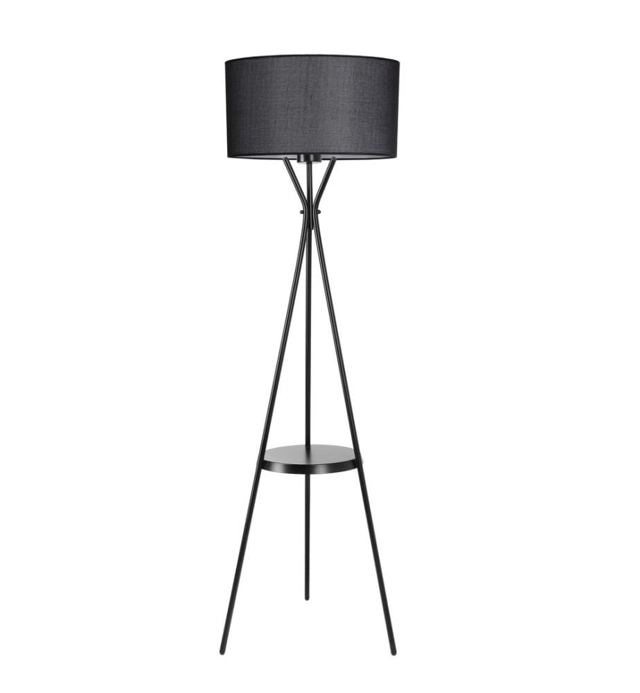 Schwarz, Stehlampen, Metallkörper